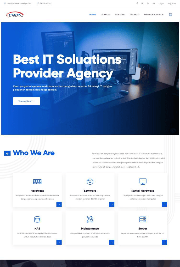 Company Profile Website