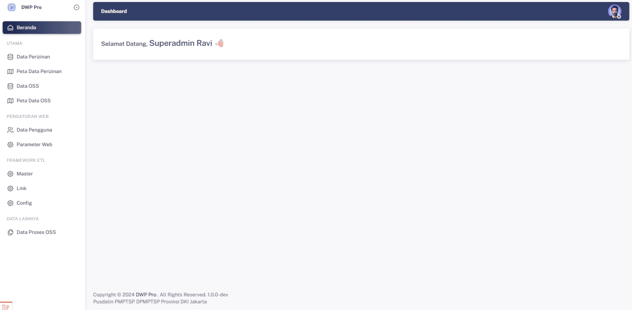 PTSP Data Warehouse