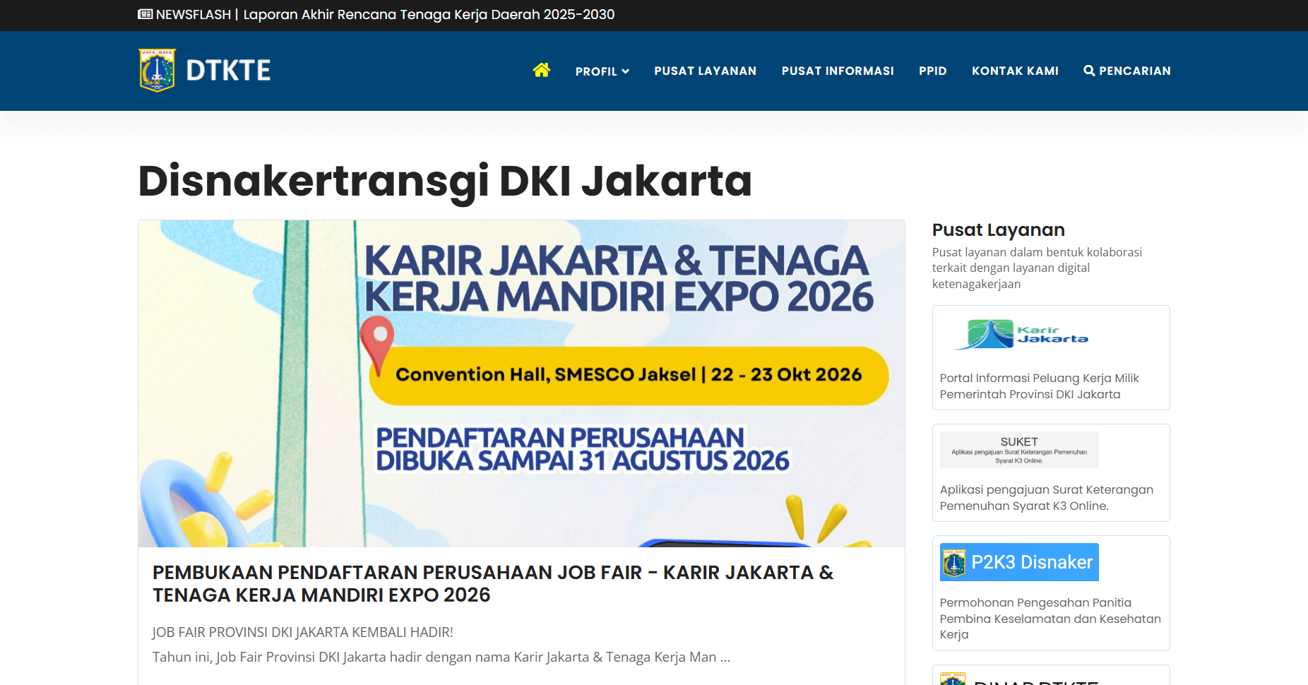 Official Website DTKTE DKI Jakarta