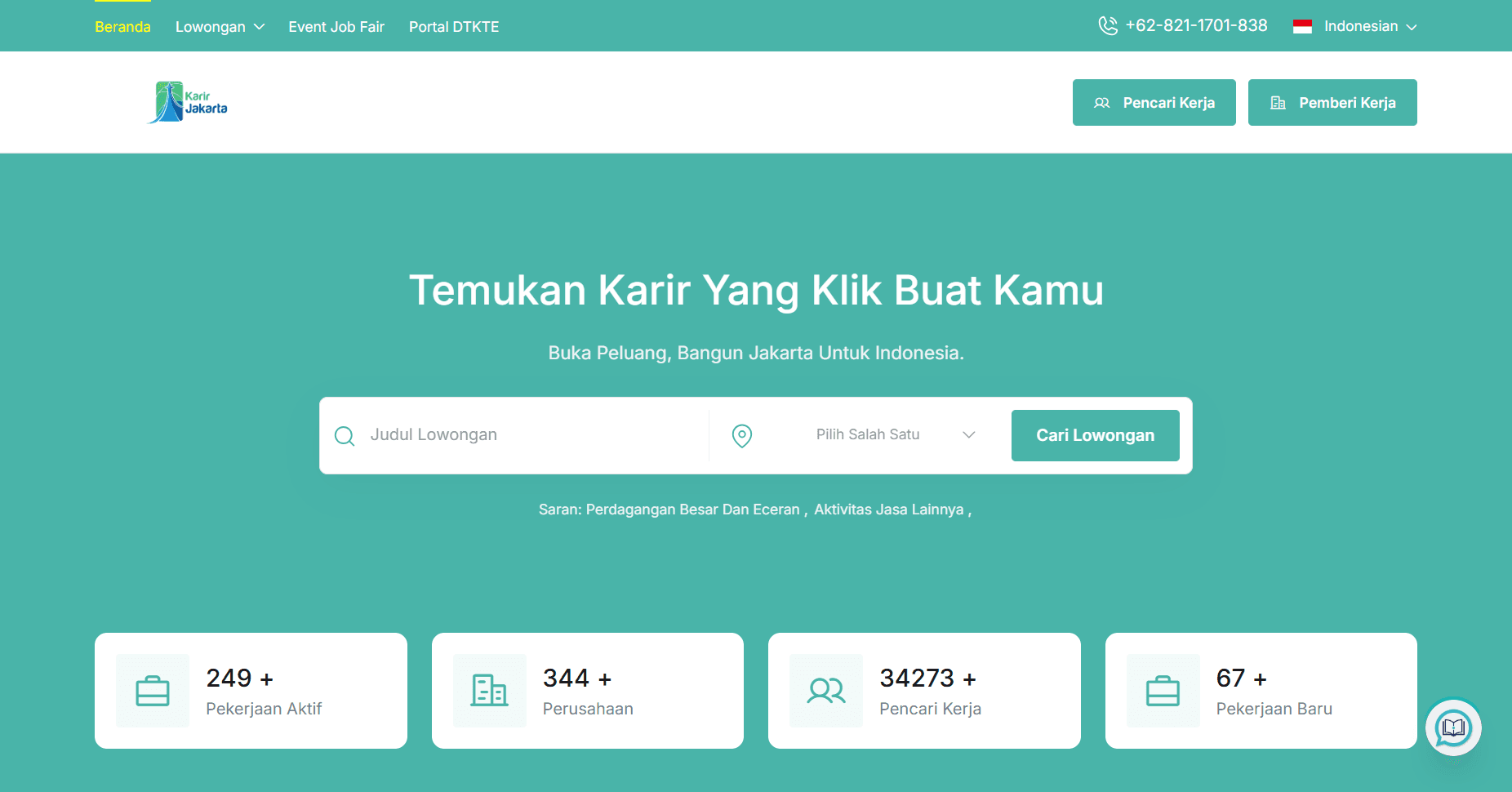 Karir Jakarta: DTKTE DKI Jakarta